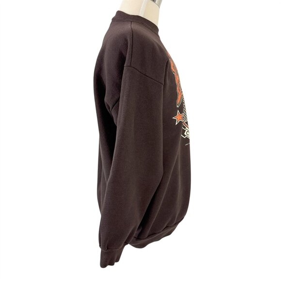 Cleveland Browns Football Sweatshirt Size XL Logo 7 Vintage 1990 USA NFL - Picture 5 of 8
